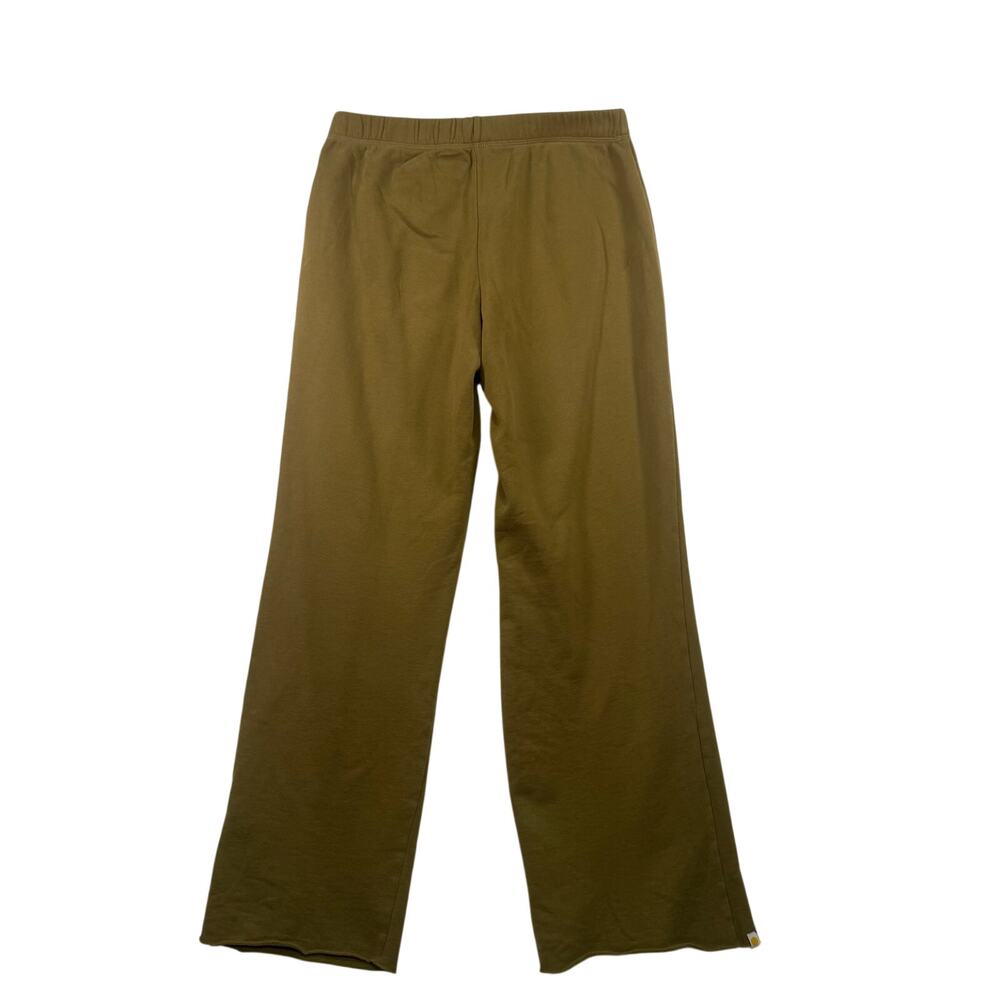 Life Is Good Women’s S Pull On Sweatpants Cotton Blend Green Wide Leg Athleisure - Picture 4 of 7